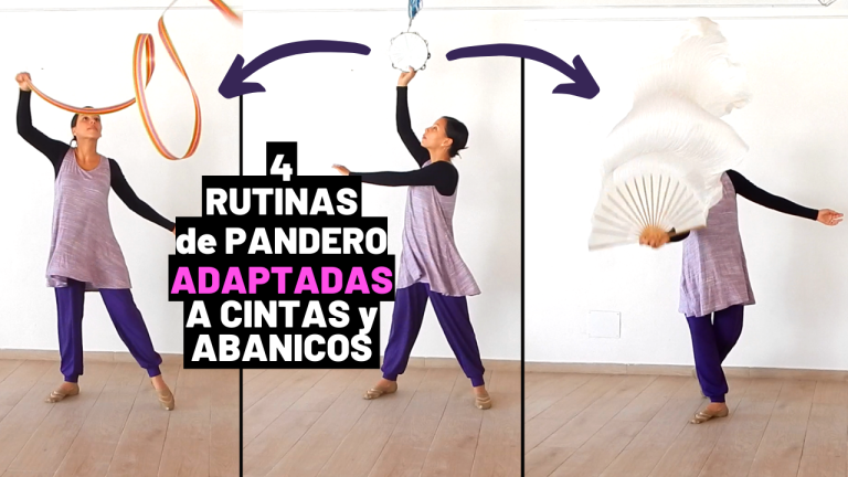 4 Rutinas de Pandero que puedes hacer con Cintas y Abanicos